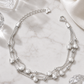 Triple-Layer Textured Chain Bracelet
