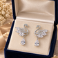 Swan Marquise Teardrop Earrings