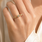 Elegant Gold Heart CZ Open Heart Adjustable Bangle Bracelet for Women