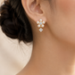 Pearl Princess-Cut Earrings