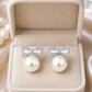 Bow & Pearl Earrings