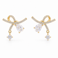 Earrings Pear Crystal