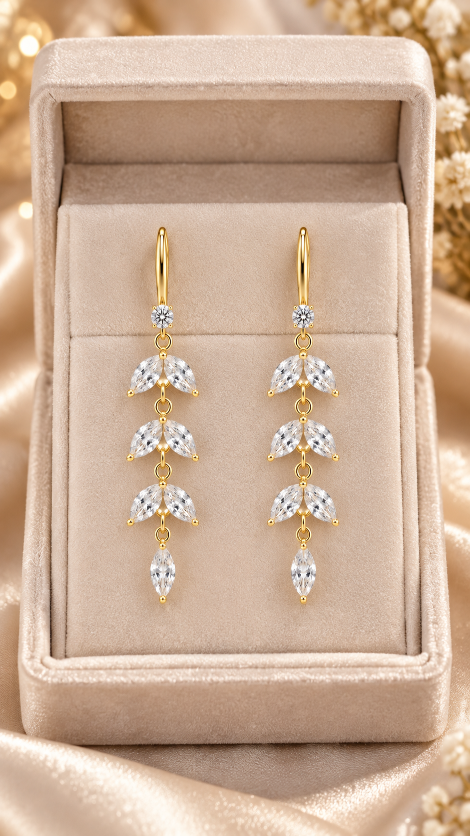 Marquis Cascade Earrings