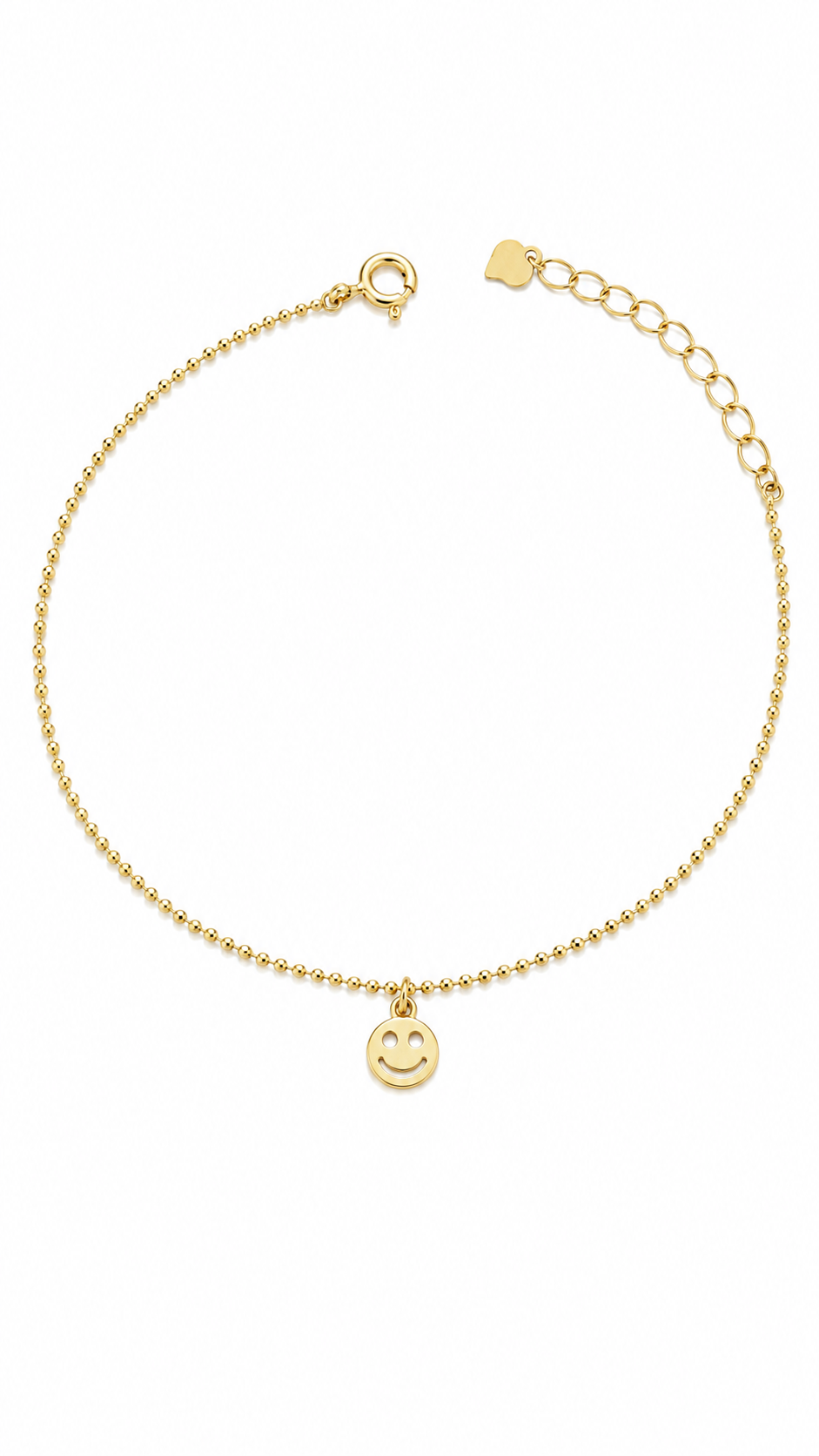 Smiley Face Chain Bracelet