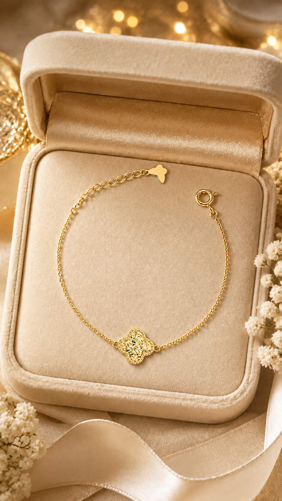 Four-Leaf Clover Bracelet