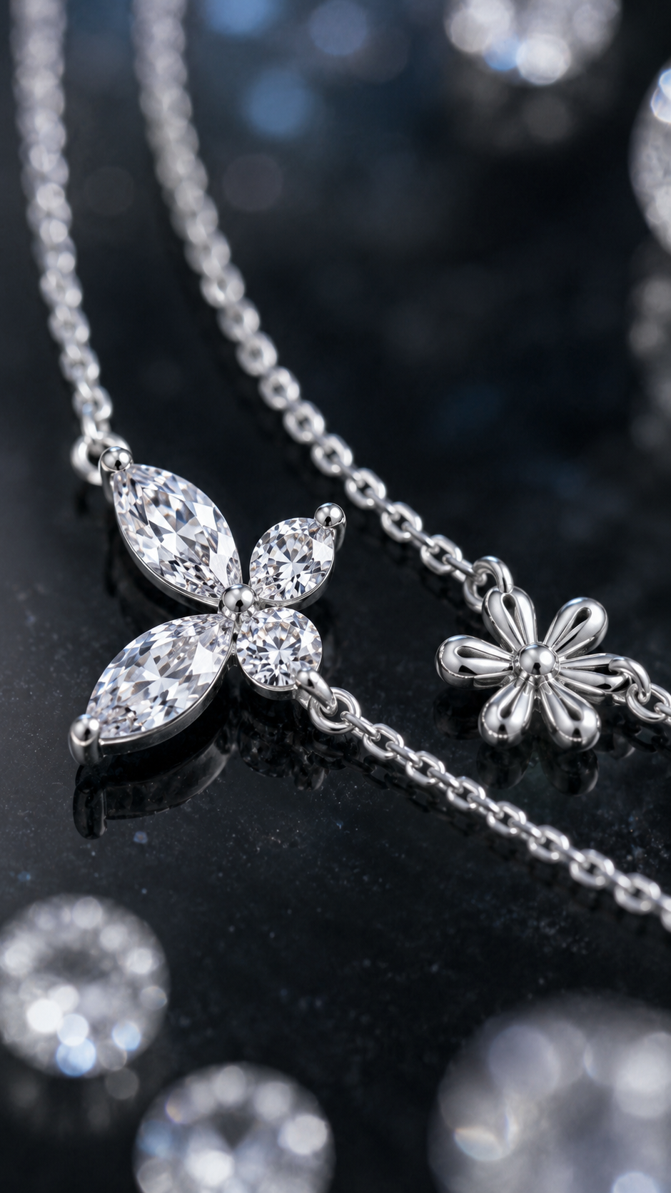 Double-Layer Butterfly Bracelet