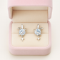 925 Silver Planet & Star CZ Stud Earrings – Cosmic Sparkle Design