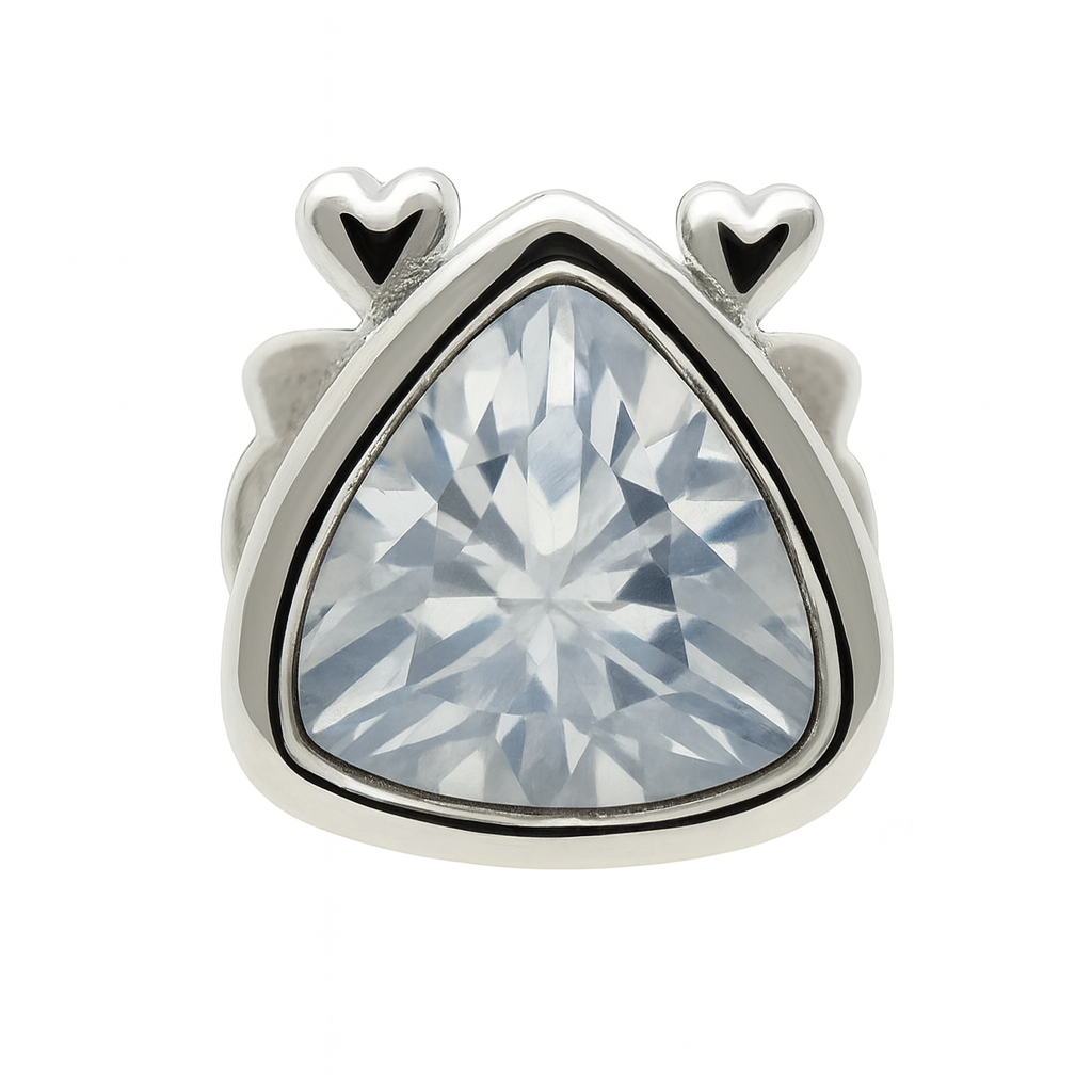 Elegant Triangle-Cut Solitaire Stud Earrings for Women | Sparkling Classic Daily Wear