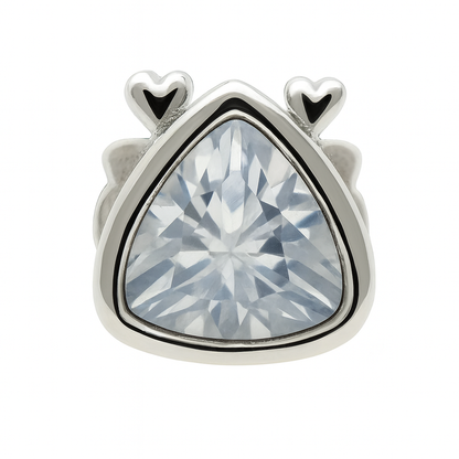 Elegant Triangle-Cut Solitaire Stud Earrings for Women | Sparkling Classic Daily Wear