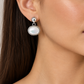 Silver Oval Earrings
