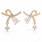 Earrings Pear Crystal