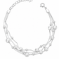 Triple-Layer Textured Chain Bracelet
