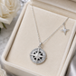 Silver Compass Star Necklace