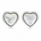 Pearl Heart Earrings