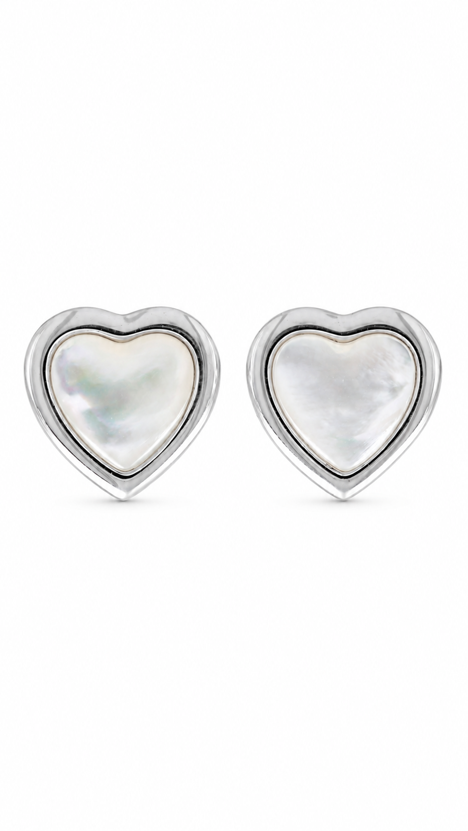 Pearl Heart Earrings