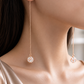 Rose-Gold Long Chain Earrings