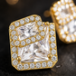 Geometric Square Earrings