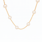 Gold Plated Pearl Chain Necklace for Women – Elegant Minimal Jewelry
