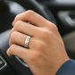 Wave Design Silver Finish Band Ring for Men and Women Elegant Minimal Daily Wear Finger Ring