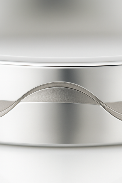 Wave Design Silver Finish Band Ring for Men and Women Elegant Minimal Daily Wear Finger Ring