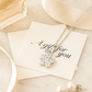 Silver Plated Floral Pendant Necklace for Women – Sparkling CZ Diamond Flower Design