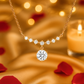 Rose Gold Plated Drop Pendant Necklace for Women – Elegant CZ Diamond Chain Design