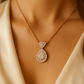 Rose Gold Plated Teardrop Pendant Necklace for Women – Luxury CZ Diamond Design