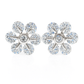 Daisy Flower Stud Earrings for Women | Sparkling CZ Floral Design