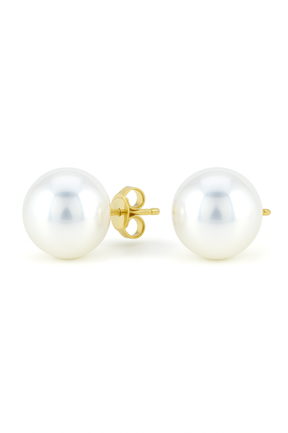 Classic Pearl Stud Earrings for Women