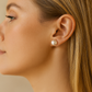 Classic Pearl Stud Earrings for Women
