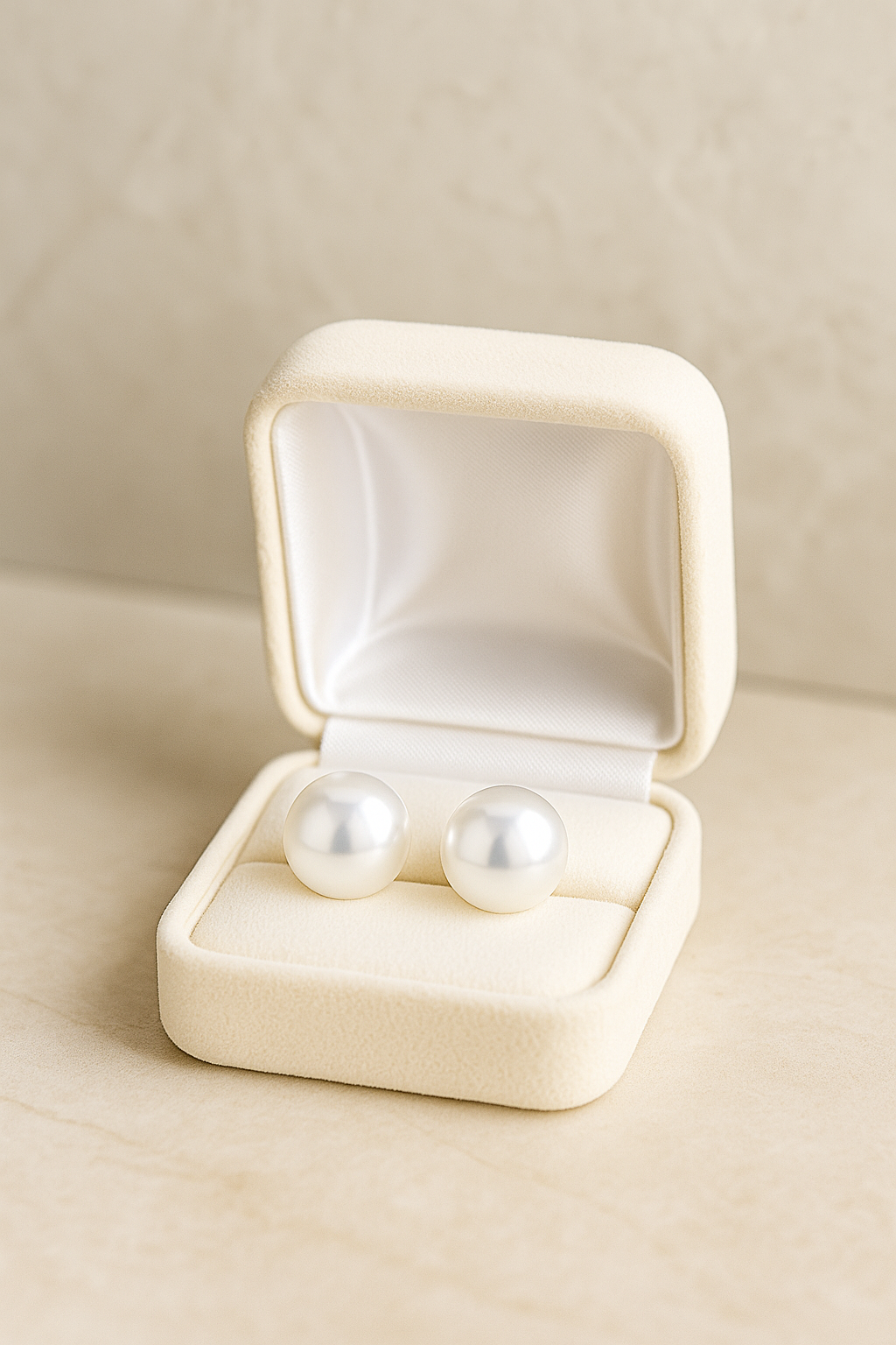 Classic Pearl Stud Earrings for Women