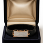 Black Rose Gold Men’s Bracelet with Full CZ Pavé Plate & Icon Ends