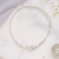 Elegant Silver Butterfly Moon Pearl Charm Anklet for Women & Girls | Mixed Link Designer Adjustable Anklet