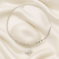 Elegant Silver Butterfly Charm Anklet for Women & Girls | Mixed Link Daily Wear Adjustable Anklet