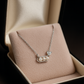 925 Silver Minimal Pearl Bar Necklace with CZ Heart Accent – Elegant Everyday Luxury Pendant