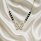 925 Silver Butterfly Mangalsutra Pendant – Modern Daily-Wear Symbol of Love & Elegance