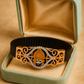 Luxury Ramapir Gents Bracelet Black & Rose Gold with Diamond Look Frame