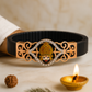 Luxury Ramapir Gents Bracelet Black & Rose Gold with Diamond Look Frame