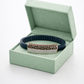 Aurelian Keyline Pavé Bracelet in Deep Blue Belt & Rose Gold