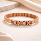 Eternity Halo Symphony Bracelet in Rose Gold & Diamond Accents