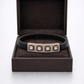 Imperial Starline Diamond Bracelet in Black Enamel & Rose Gold