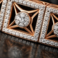 Imperial Starline Diamond Bracelet in Black Enamel & Rose Gold