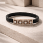 Imperial Starline Diamond Bracelet in Black Enamel & Rose Gold
