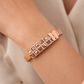 Monarch Butterfly Mosaic Bracelet in Rose Gold & Diamond Accents