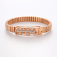 Monarch Butterfly Mosaic Bracelet in Rose Gold & Diamond Accents