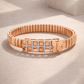 Monarch Butterfly Mosaic Bracelet in Rose Gold & Diamond Accents