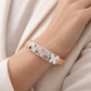 Monarch Butterfly Mosaic Bracelet in Rose Gold & Diamond Accents