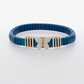 Celeste Butterfly Unisex Bracelet in Deep Blue Enamel with Diamond Accents