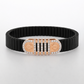 Nocturne Elite Bracelet in Black Enamel with Diamond Crest