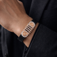 Nocturne Elite Bracelet in Black Enamel with Diamond Crest